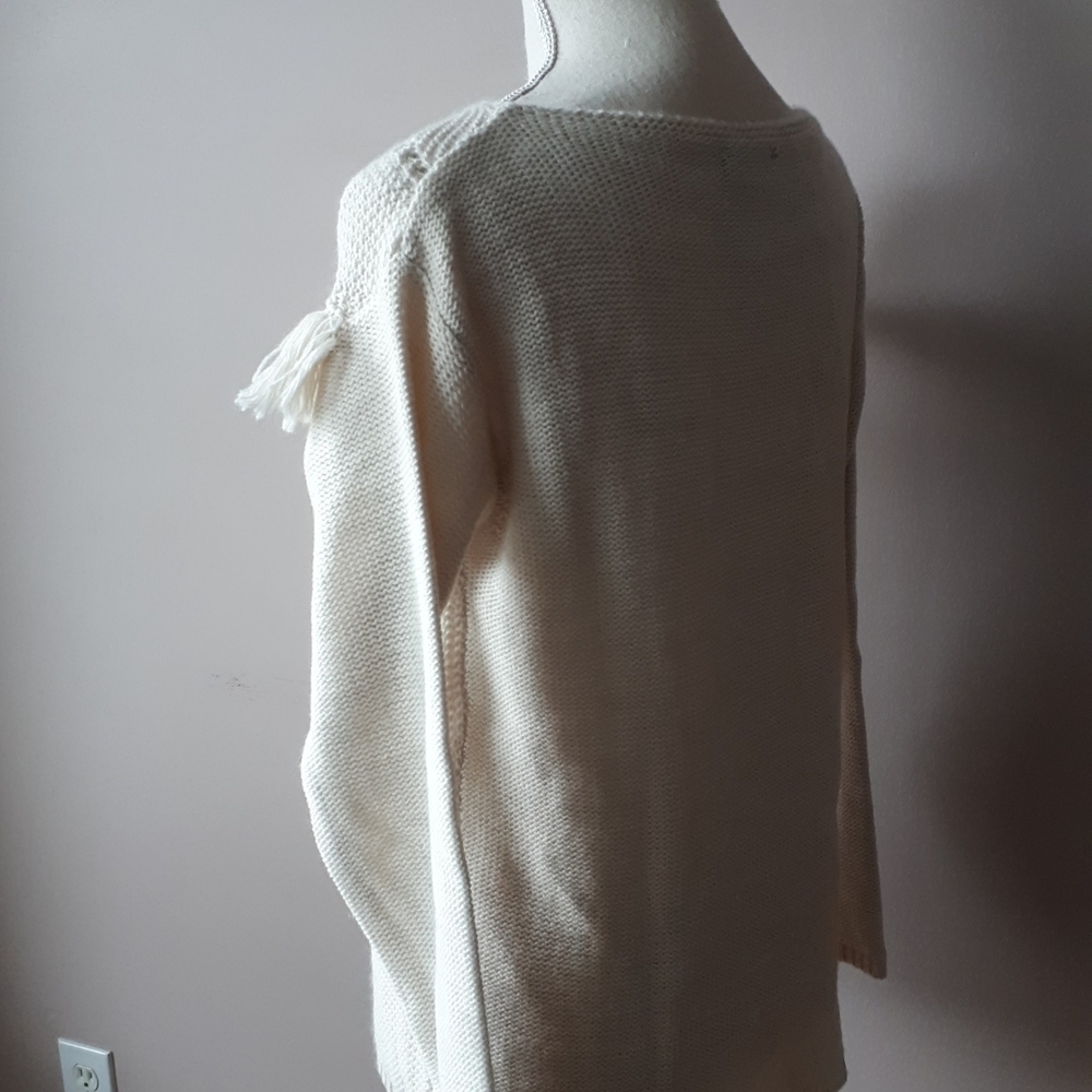 NWT Sinequanone Sweater with Fringe Detail - Picture 4 of 5